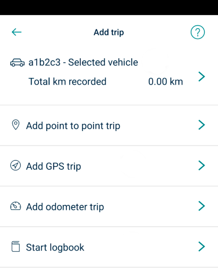 The ATO myDeductions app, on the ‘Add trip’ screen.The ATO myDeductions app, on the ‘Add trip’ screen.